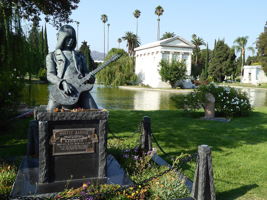 Hollywood Forever Cemetery, grave of Johnny Ramone